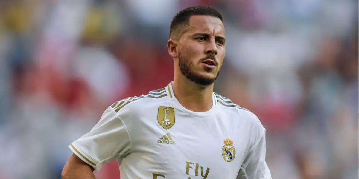 Eden Hazard hace poco se retiró del fútbol, luego de estar en el Real Madrid pero en un partido amistoso lanzó una jugada de crack