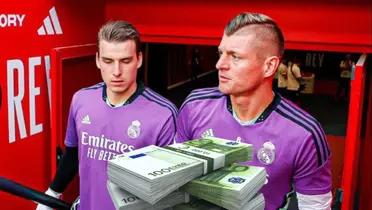 El alemán tiene el salario más alto, mientras Lunin es de los más bajos.