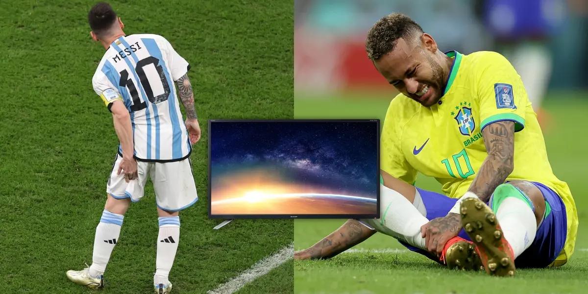 El argentino aprovecha el tiempo libre para disfrutar junto a su familia, muy diferente a la estrella brasilera.