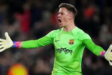 El arquero alemán no para de hacer historia en el Blaugrana.