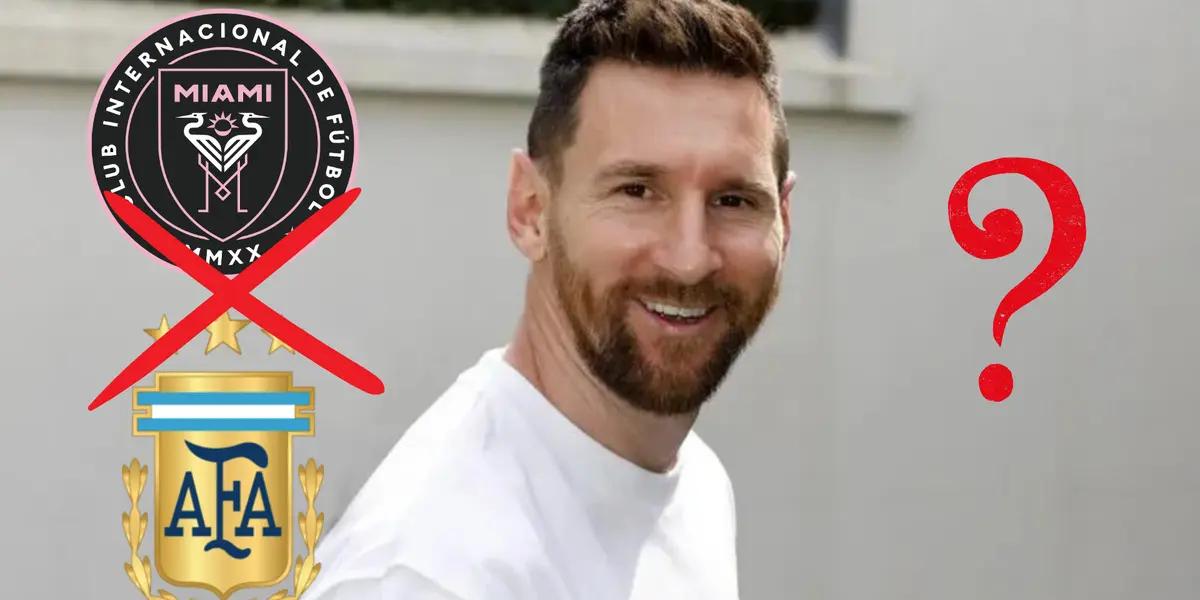 El astro argentino sorprendió a todos tras ser fotografiado con una elástica muy particular