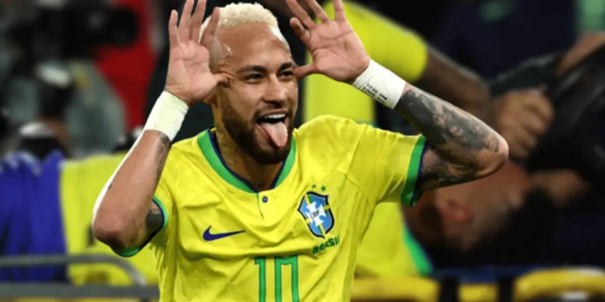 El astro brasileño estará muchos meses sin jugar, pero no deja de destacarse por su forma de ser