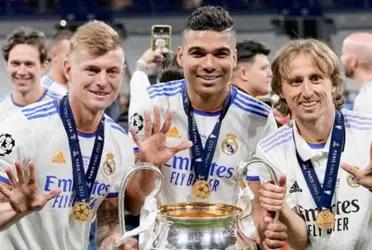 El brasileño consiguió una nueva Champions League junto al croata y alemán, entre los tres suman 15 'Orejonas'