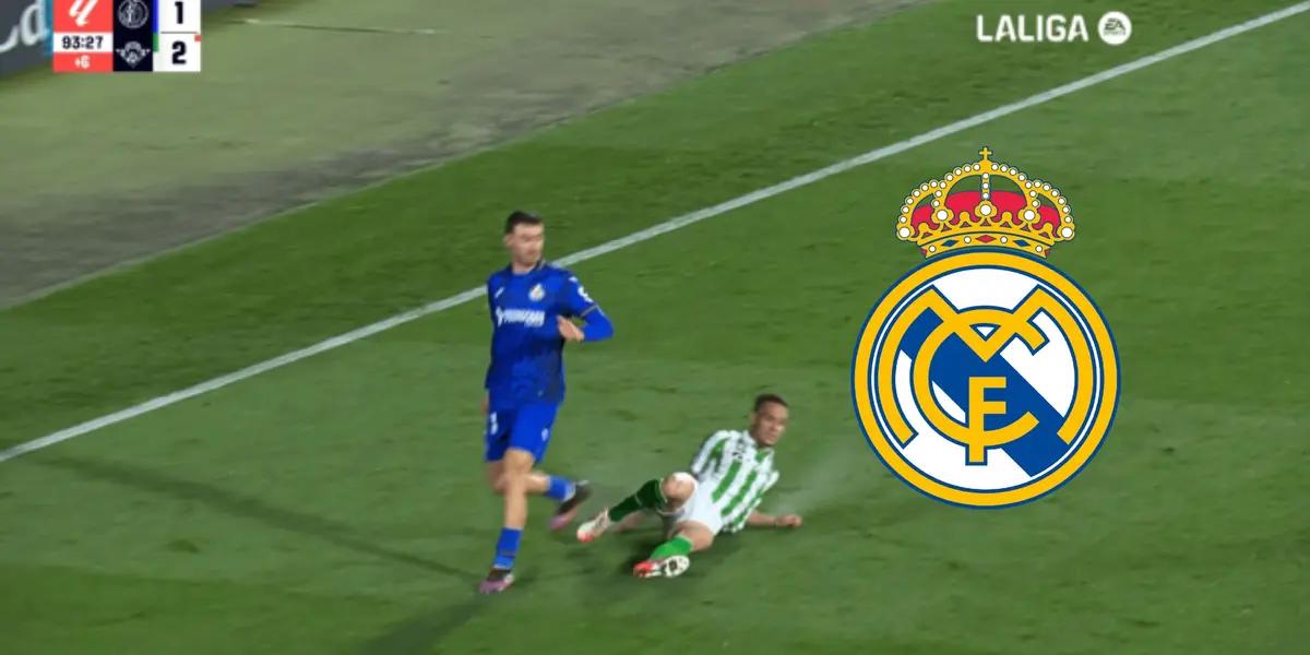 El brasileño recibió una tarjeta roja al final del partido contra el Getafe, y no jugará contra el Real Madrid