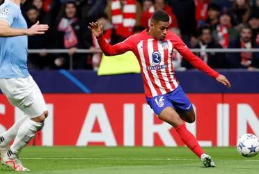 El brasileño volvió a aparecer en el área rival y en el inicio del complemento marcó el 2-0 para los Colchoneros