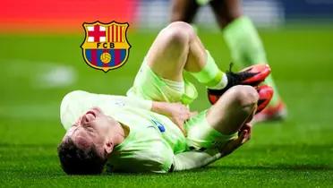 El canterano del club blaugrana estará un tiempo sin pisar los terrenos de juego