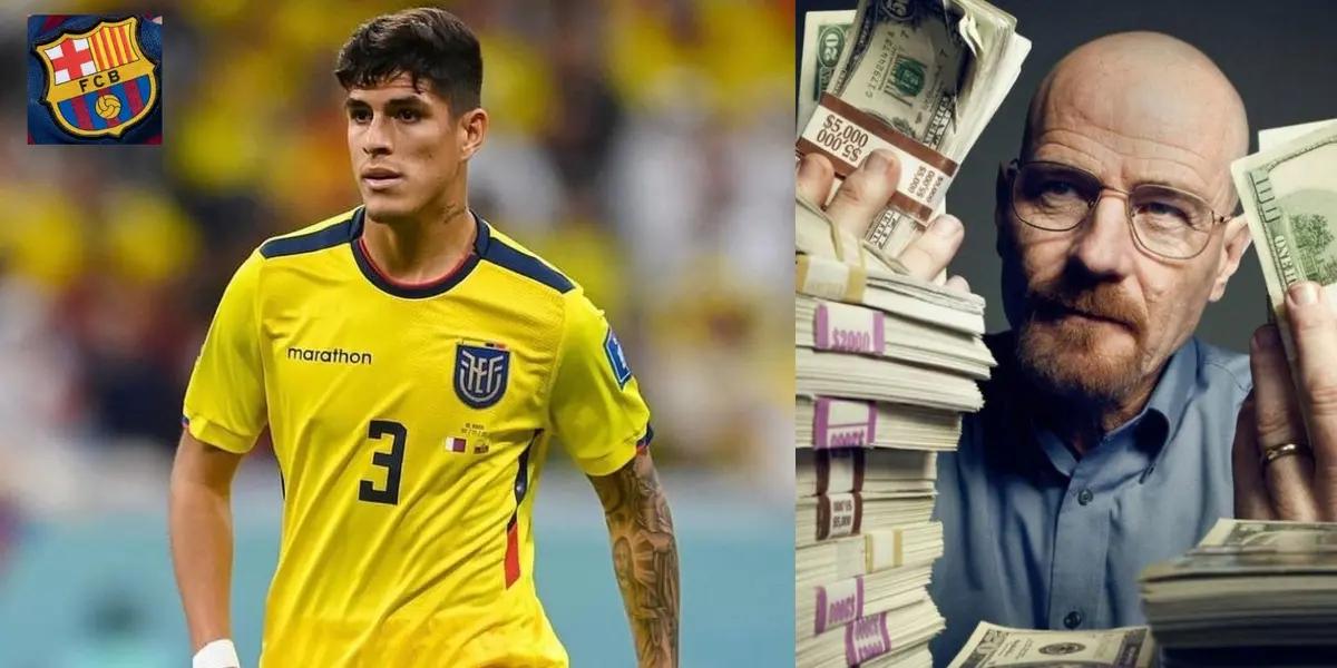 El central ecuatoriano tendría una oportunidad en el equipo de Xavi Hernández.