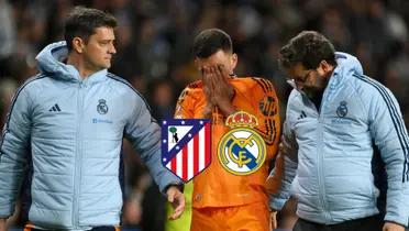 El centrocampista del Real Madrid, lesionado y no convocado, hizo un corte de mangas a un aficionado atlético