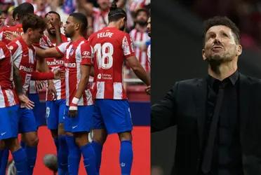 El cholo Simeone tiene como principal novedad a Koke en la banca del cuadro colchonero.