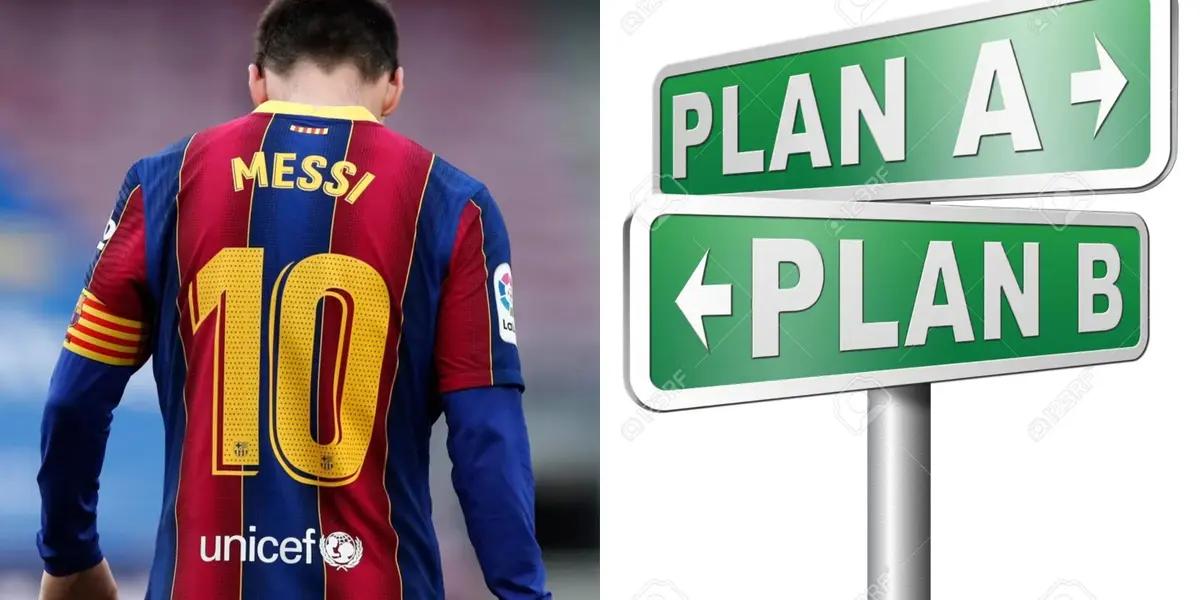 El club blaugrana busca alternativas en caso de que el argentino no llegue.