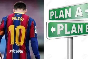 El club blaugrana busca alternativas en caso de que el argentino no llegue.