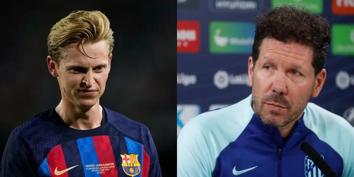 El compañero de Frenkie en la selección no tuvo buenas palabras hacia él.