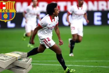 El conjunto blaugrana deberá poner el pie en el acelerador si quiere quedarse con el futbolista del Sevilla, sin pagar una fortuna en costos adicionales.