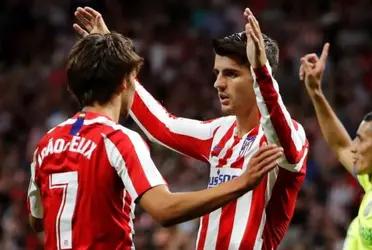 El cuadro colchonero ganó por dos goles a cero con anotaciones de Joao Félix y Álvaro Morata.