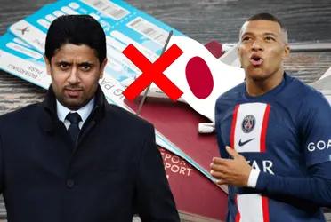 El delantero francés recibió una determinación por parte de la directiva parisina.