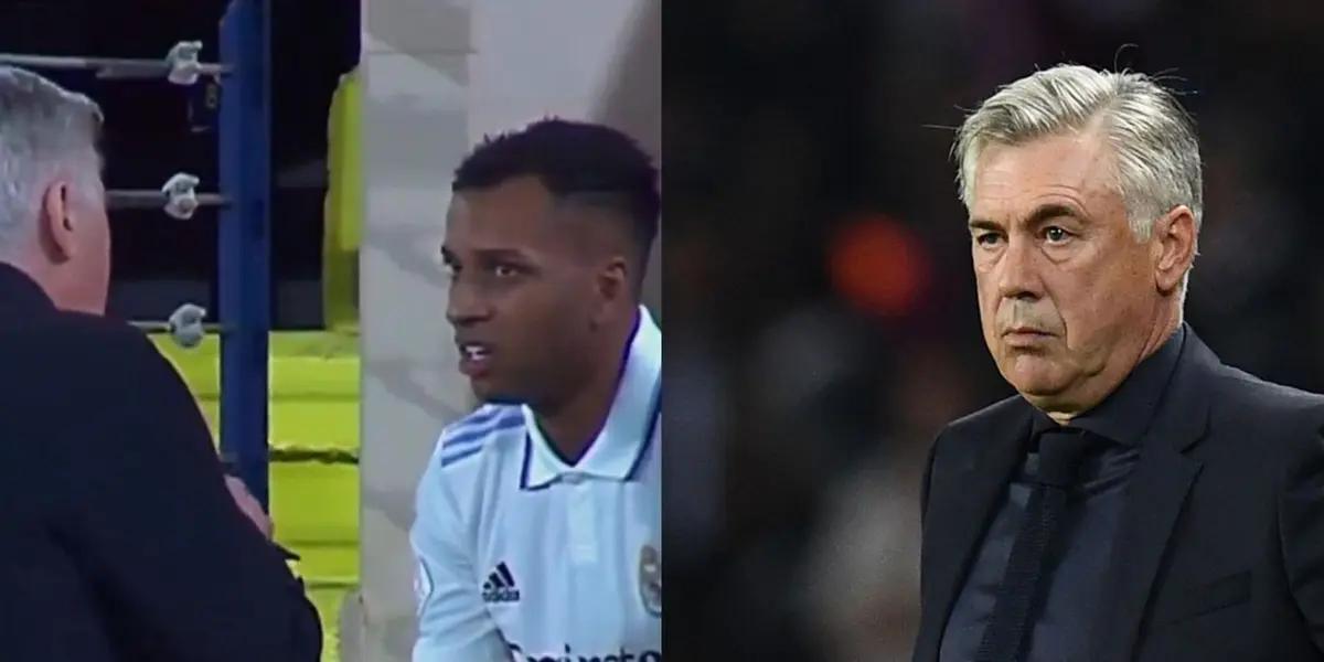 El delantero merengue tuvo un enojo con su entrenador en el duelo contra el Sevilla.