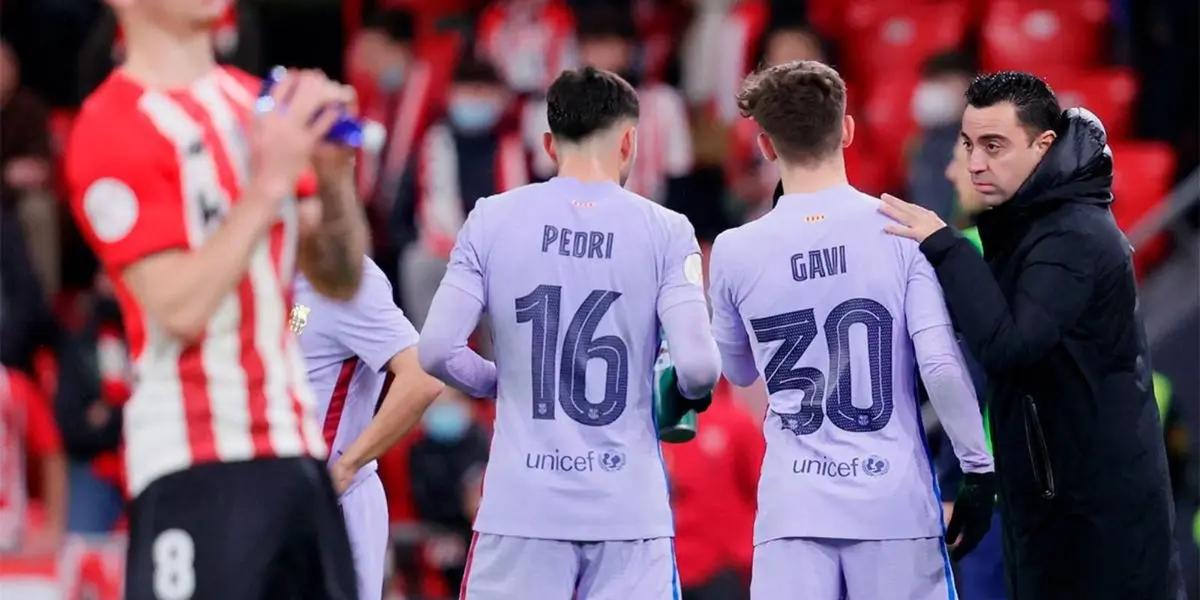 El DT de los culés afirmó que Pedri y Gavi están a un nivel muy alto para la edad que tienen.