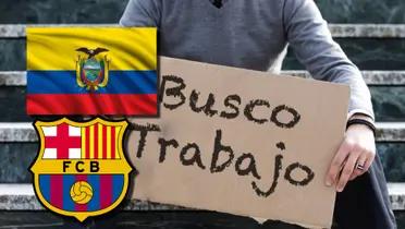 El ecuatoriano que costó 10 millones y le anotó al Barça, hoy busca trabajo