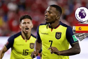 El ecuatoriano tendría ofertas de La Liga, pero le ofrecerían una miseria.