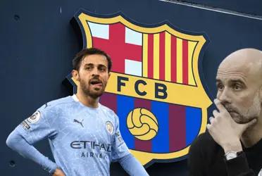 El entrenador español se refirió a la oferta que le presentaría el Barcelona al City.