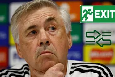 El entrenador italiano parece no continuar en el club merengue.