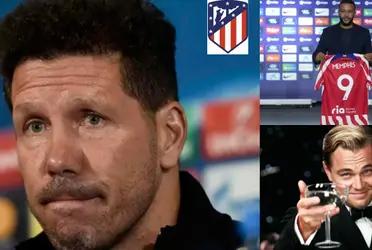 El equipo colchonero estrenó a su nuevo delantero frente al Valladolid.