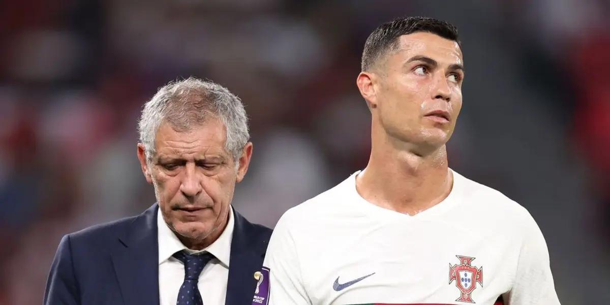 El ahora ex seleccionador de Portugal sentó a Cristiano Ronaldo en el banquillo y quedó eliminado ante Marruecos.