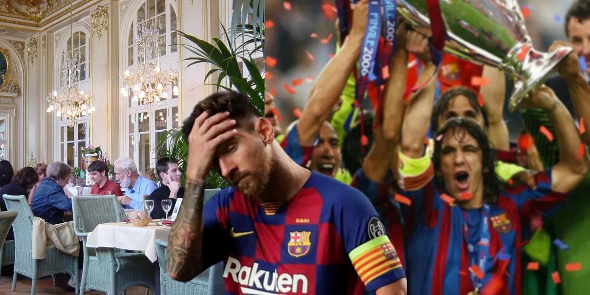 El exfutbolista tiene un restaurante luego de la gloria que consiguió con el Barça.