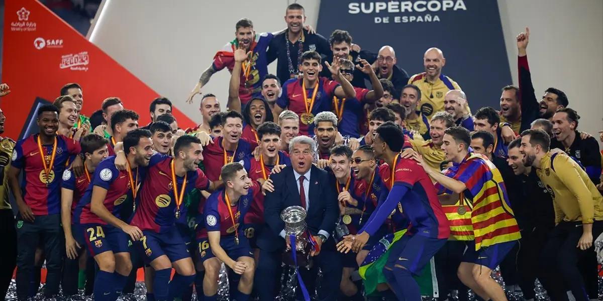 El FC Barcelona expondrá el trofeo ganado ante el Real Madrid antes del partido contra el Betis