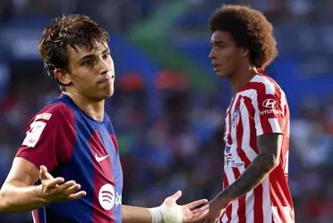 El FC Barcelona vence con superioridad al Aleti con un tanto del portugués, el belga no lo aguantó más y lo embistió duramente