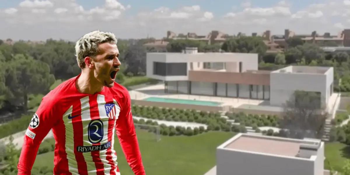 El francés marcó dos tantos en la goleada del Aleti sobre el Celtic por 6-0 y luego festejó a lo grande en su lujosa residencia