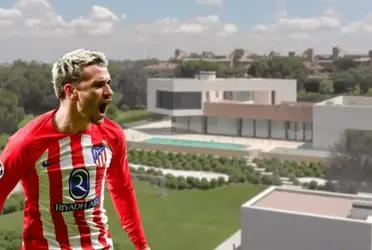 El francés marcó dos tantos en la goleada del Aleti sobre el Celtic por 6-0 y luego festejó a lo grande en su lujosa residencia