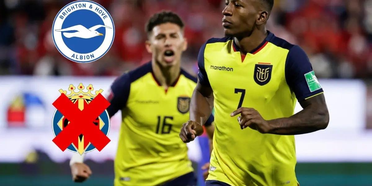 El futbolista ecuatoriano ya disfruta de su estadía en la Premier League y empieza a conseguir resultados.