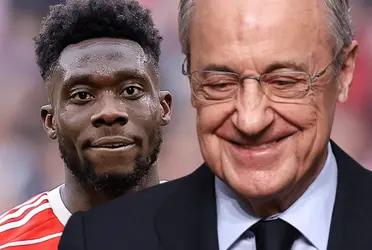 El jugador del Bayern Múnich y la selección de Canadá se ha puesto firme en su postura y esto favorece a la negociación del club blanco