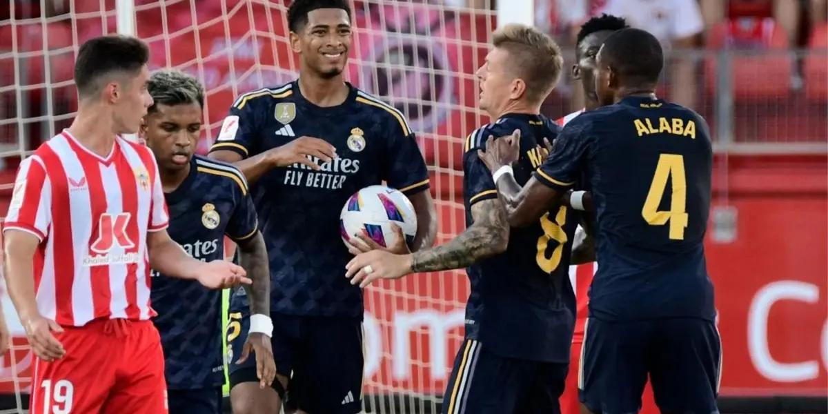 El jugador del Real Madrid que sacó la cara contra Almería, Ancelotti sonríe