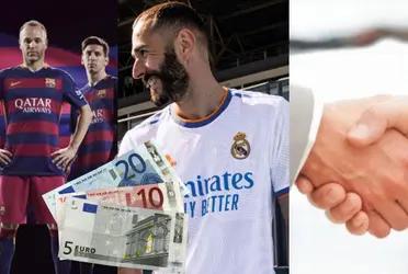 El jugador que dio el camisetazo y de fue del FC Barcelona al Real Madrid, ahora tiene un trabajo donde cobra por saludo