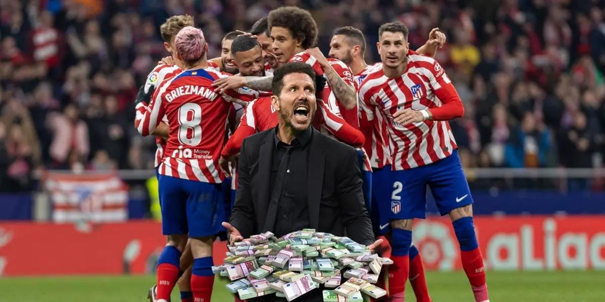 El jugador que parece ya le perdió fe Diego Simeone, que lo dejará ir aunque no le deja nada a Atlético de Madrid