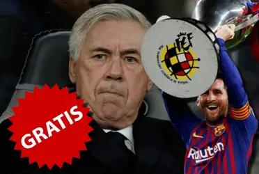 El jugador que quiere Carlo Ancelotti para el Real Madrid, pero lo descubrieron con una camiseta enmarcada de Messi