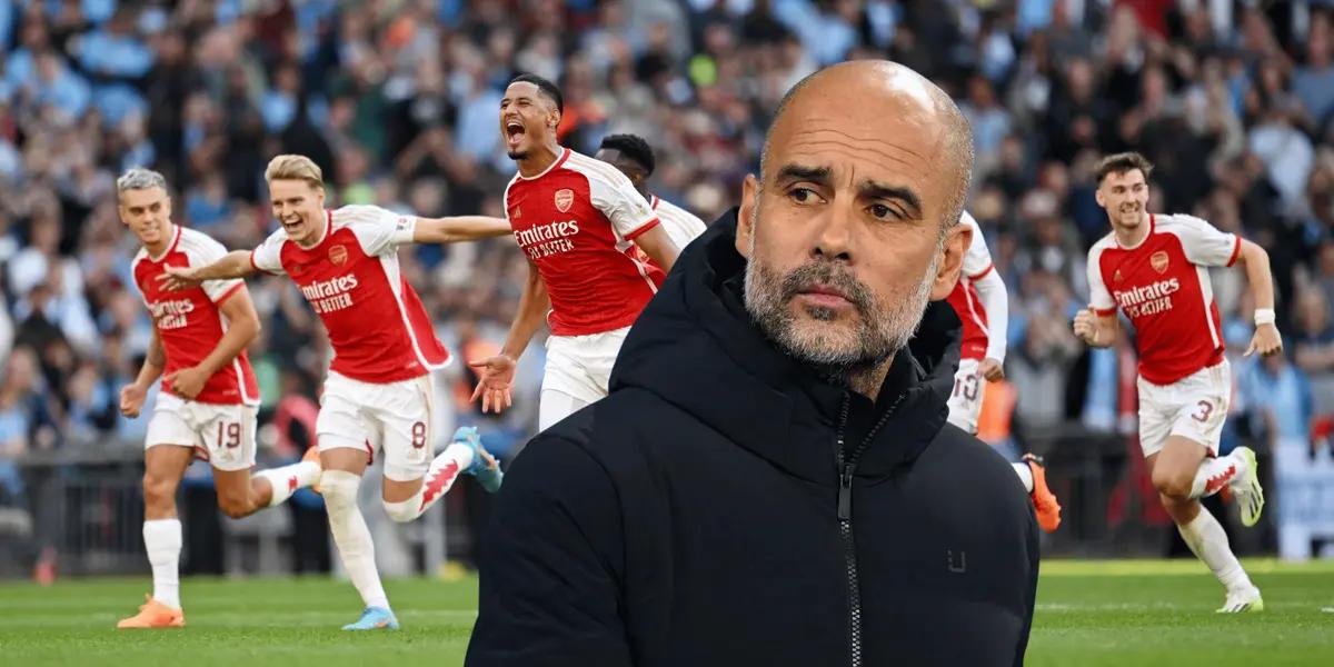 El Manchester City cayó ante el Arsenal, se bajó de la cima del campeonato y su entrenador se defendió ante las críticas en conferencia de prensa.