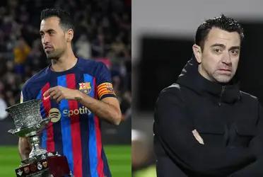 El mediocentro español todavía debe definir su futuro con el Blaugrana.