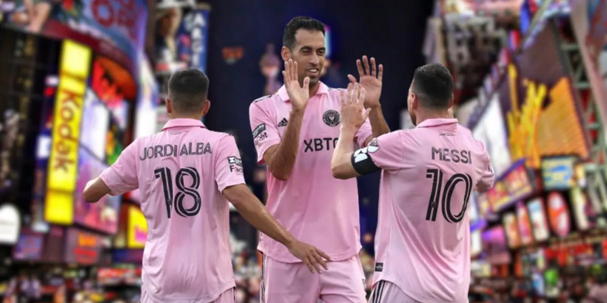 El partido fue transmitido de manera gratuita en Nueva York, específicamente en el Times Square