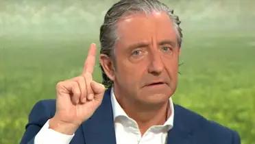 El periodista del chiringuito, Josep Pedrerol, ha solicitado a Florentino que demande a Simeone por sus palabras sobre el Real Madrid