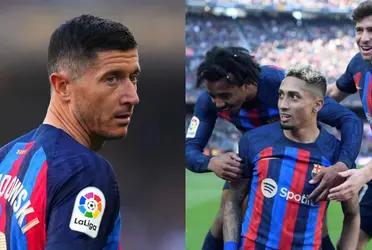 El polaco mostró su opinión sobre el primer gol que marcó su equipo.