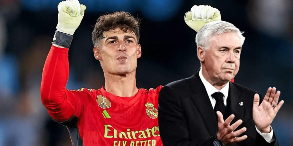 El portero español hizo su primera aparición con la camiseta del Real Madrid y se fue sin recibir goles.