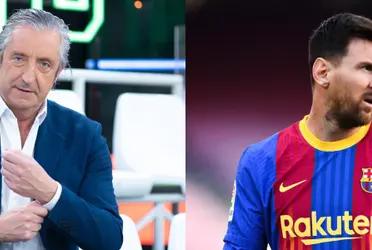 El por qué Pedrerol pide la vuelta de Messi de forma desesperada
