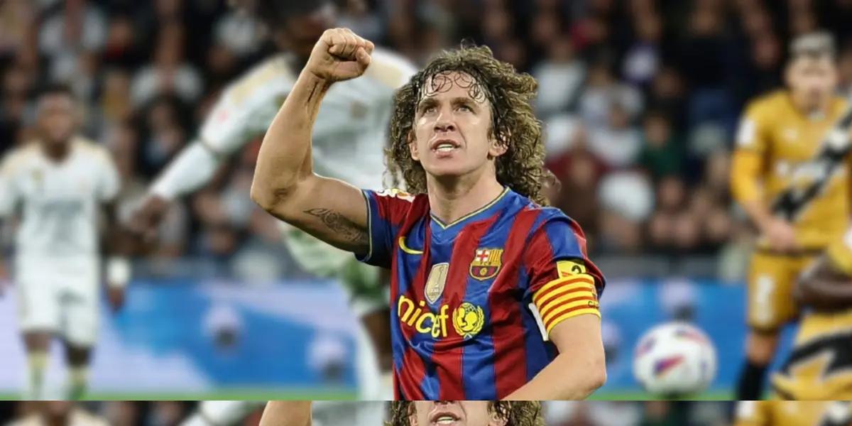 El referente blaugrana aprovechó para dejar un sentido mensaje a uno de los actuales ídolos del cuadro merengue