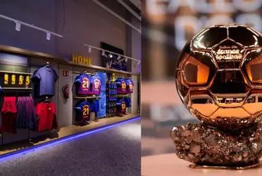 El sudamericano lo dejó en el museo del equipo catalán para que lo puedan apreciar.