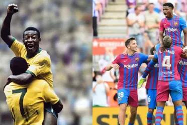 El volante del Barcelona, Gavi, anotó en el debut de España y también logró un histórico récord que casi igual a Pelé.