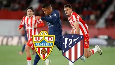 En crisis, Atleti empató ante Almería y cede puntos con Athletic y el Girona