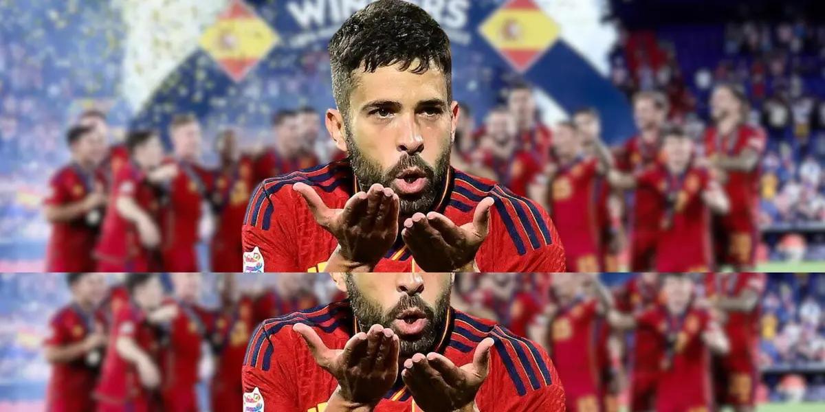 En el primer partido sin Jordi Alba el defensor mandó un conmovedor mensaje tras su adiós del seleccionado